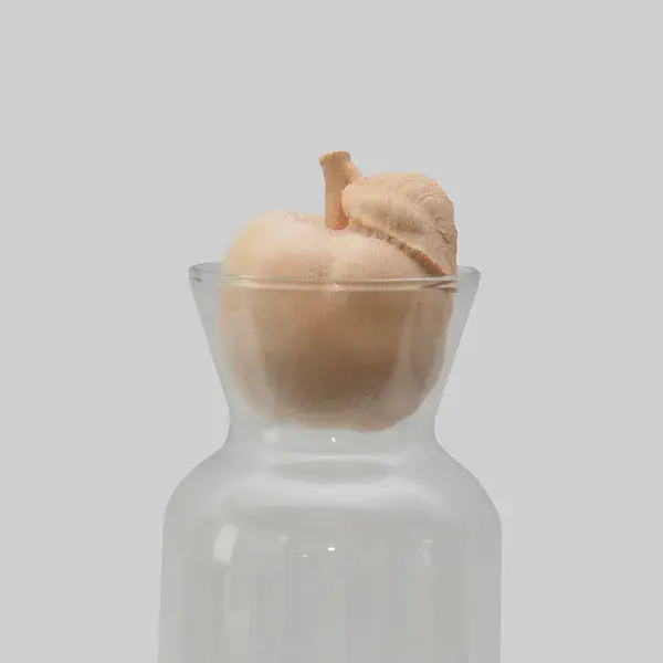 jarra con manzana