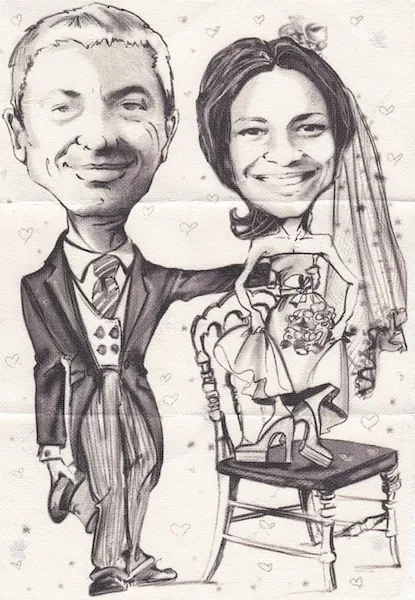 This is the painting of the caricaturist