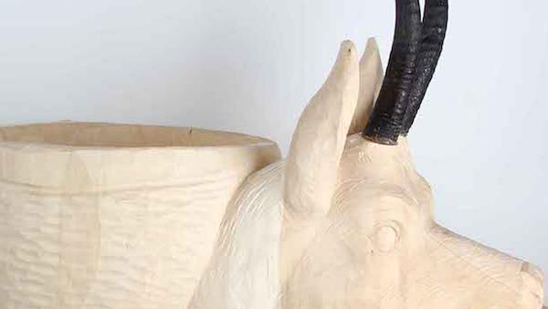 Chamois with sink