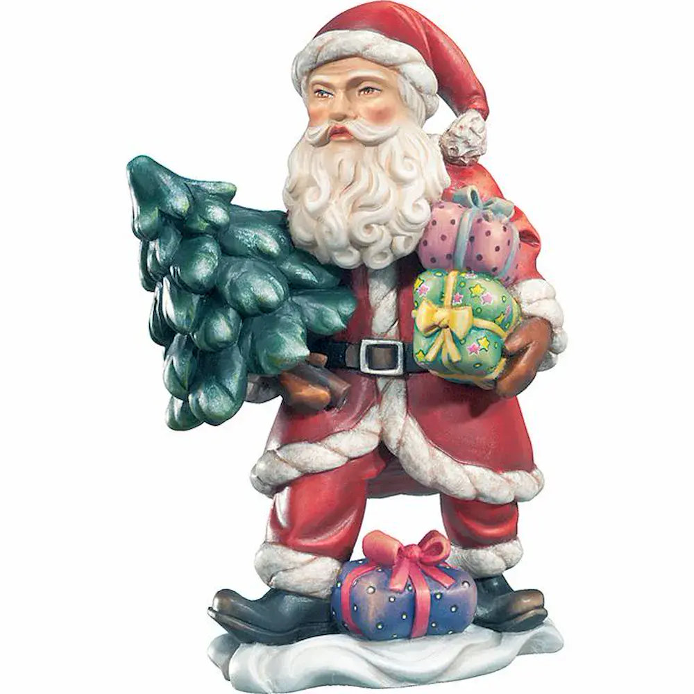 Papá Noel con árbol