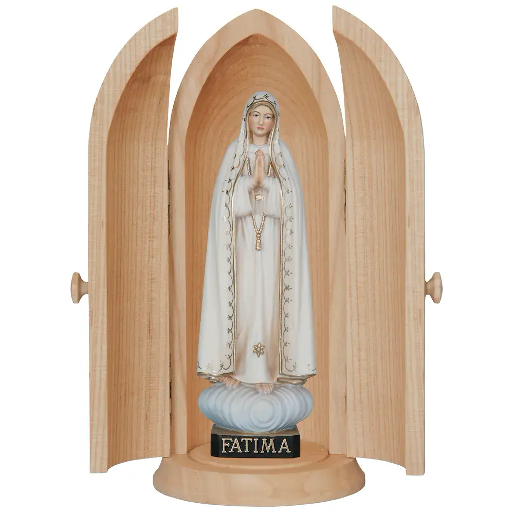 Nische mit Madonna von Fatima