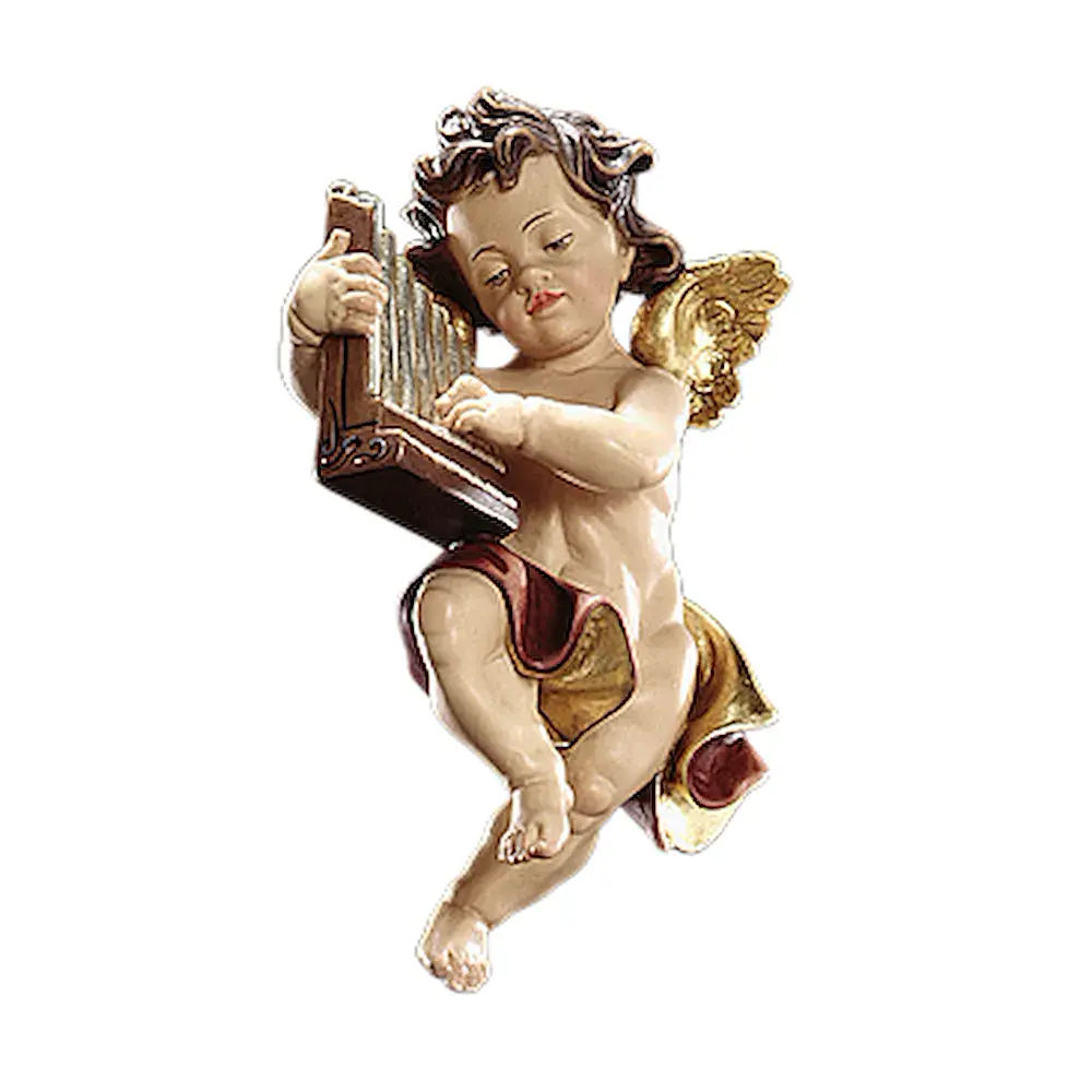 Putte mit Handorgel