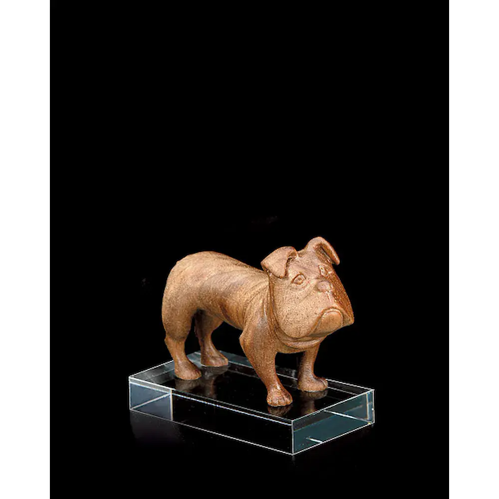Bulldog (con piedistallo in plexiglas)