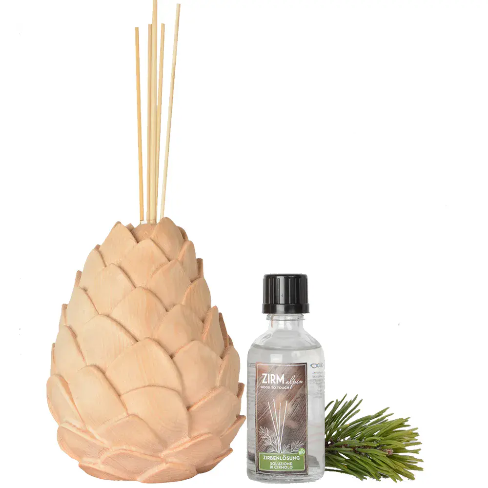 Difusor de fragancia con solución de pino suizo
