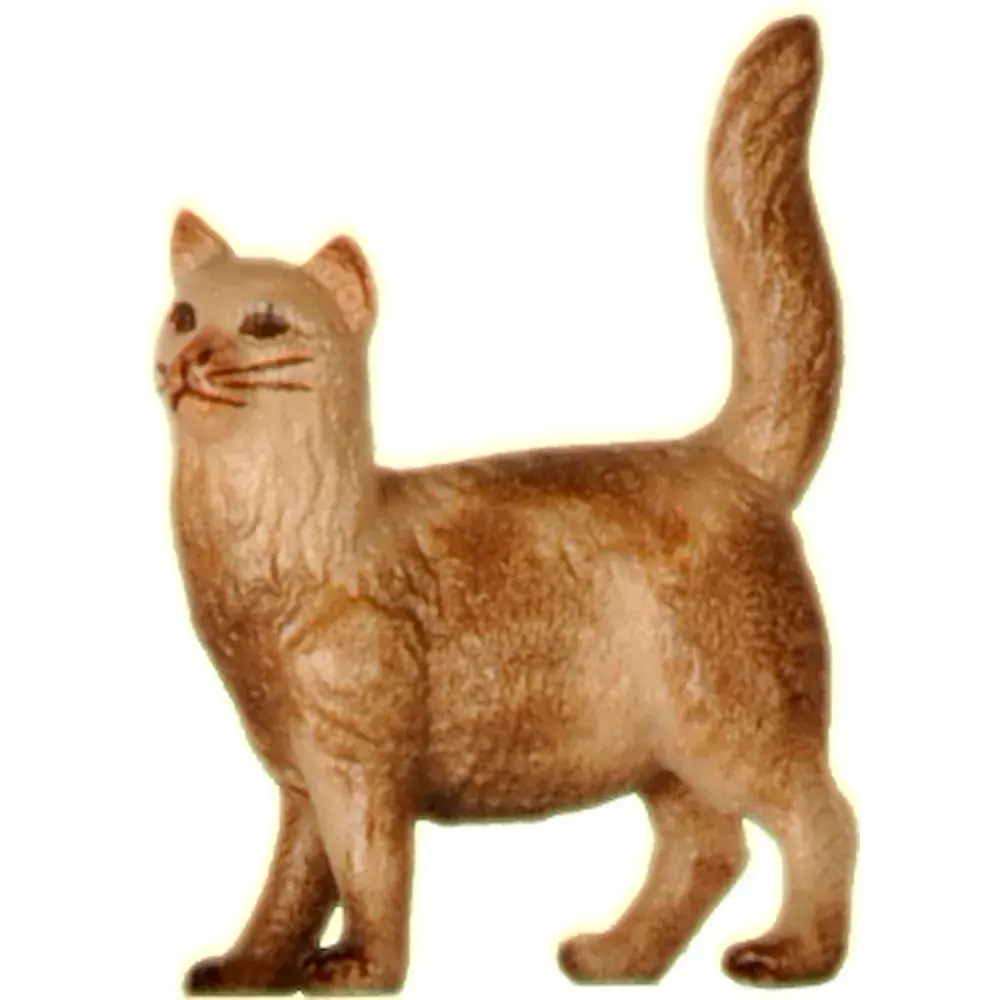Bethlehem Krippe Katze stehend