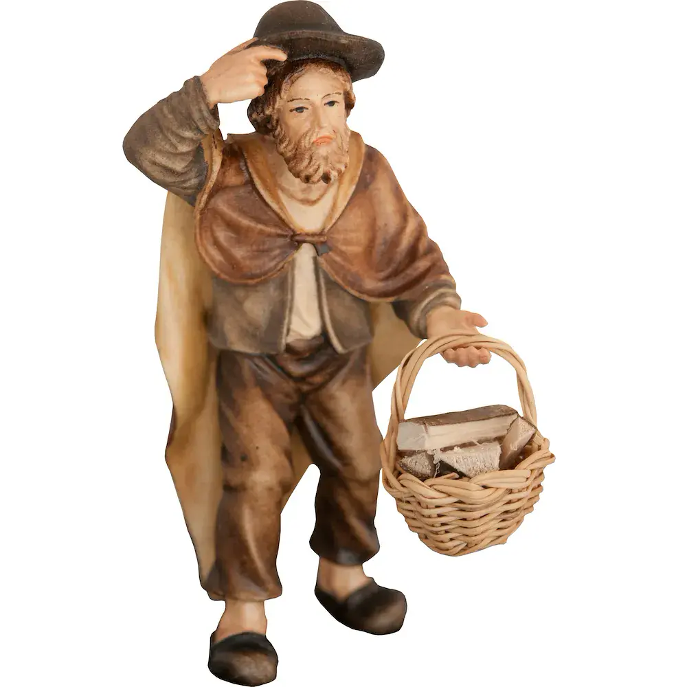 Sheppered with wood in Basket