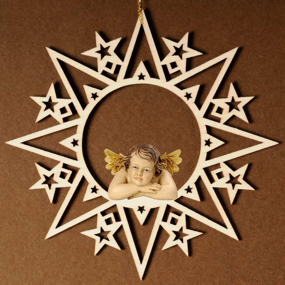 Stars with Raffaello angel