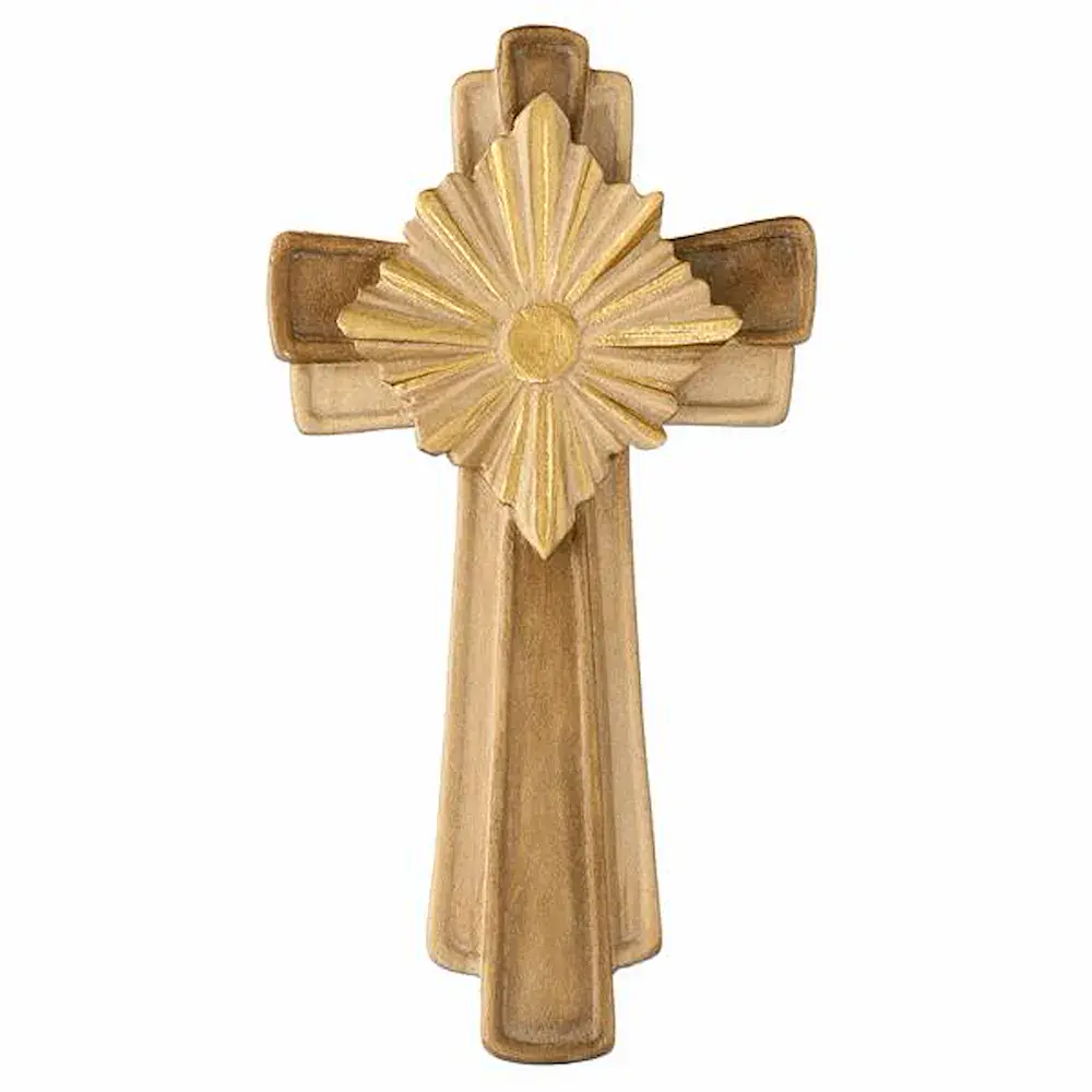 Croce semplice con raggiera