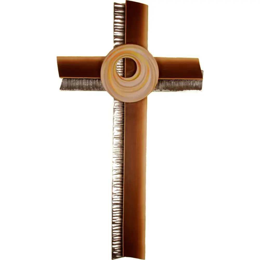 Croce sacra l"a creazione" in legno