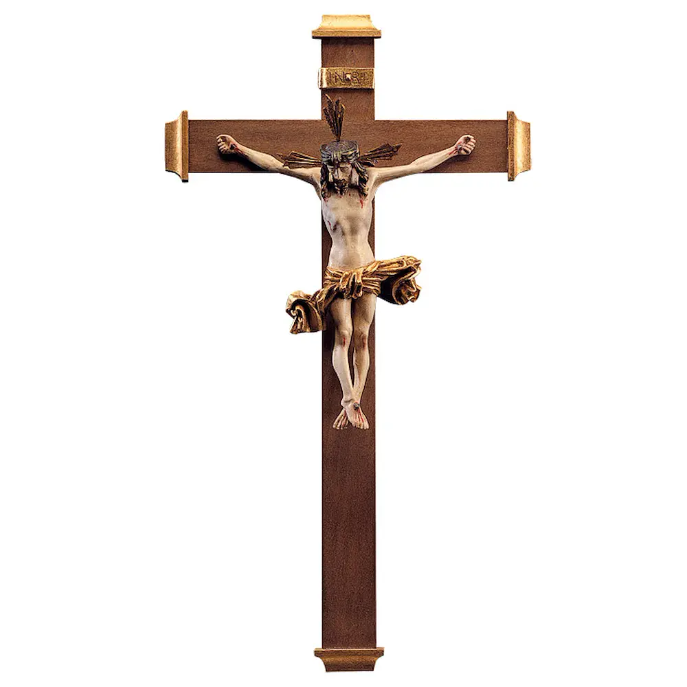 Crocifisso Riemenschneider croce L. 47cm