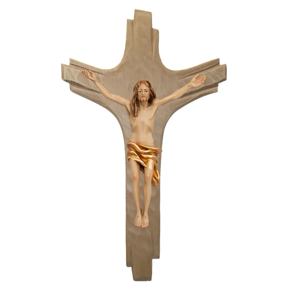 Crocifisso con croce a raggi - Cristo Resurrezione