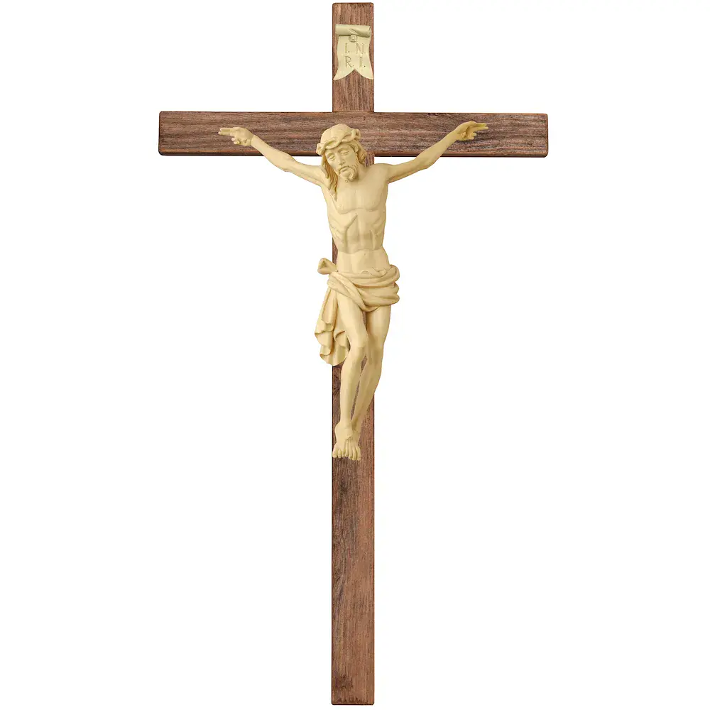 Corpo Dolomiti su croce legno invecchiato