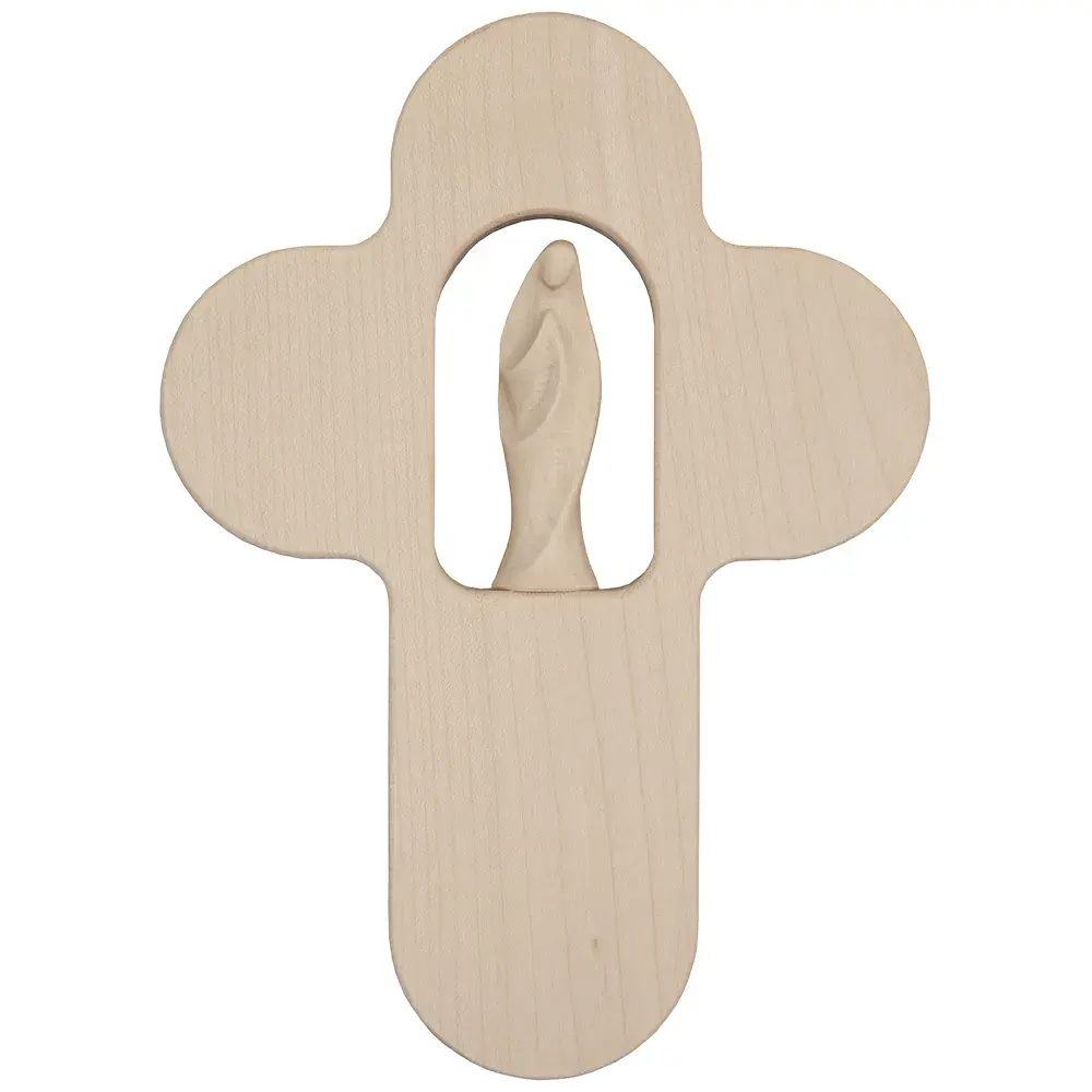 Kinederkreuz mit Meditationsmadonna