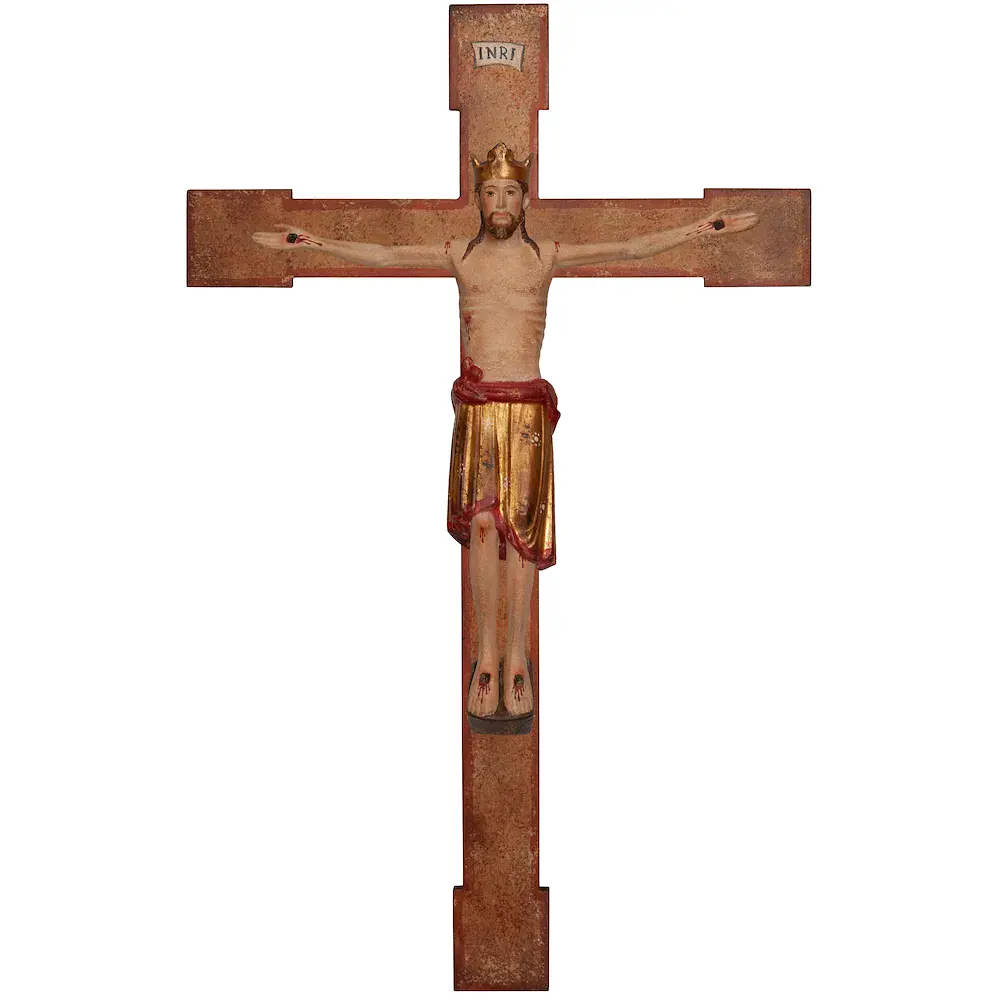 Kruzifix Christ König romanisch