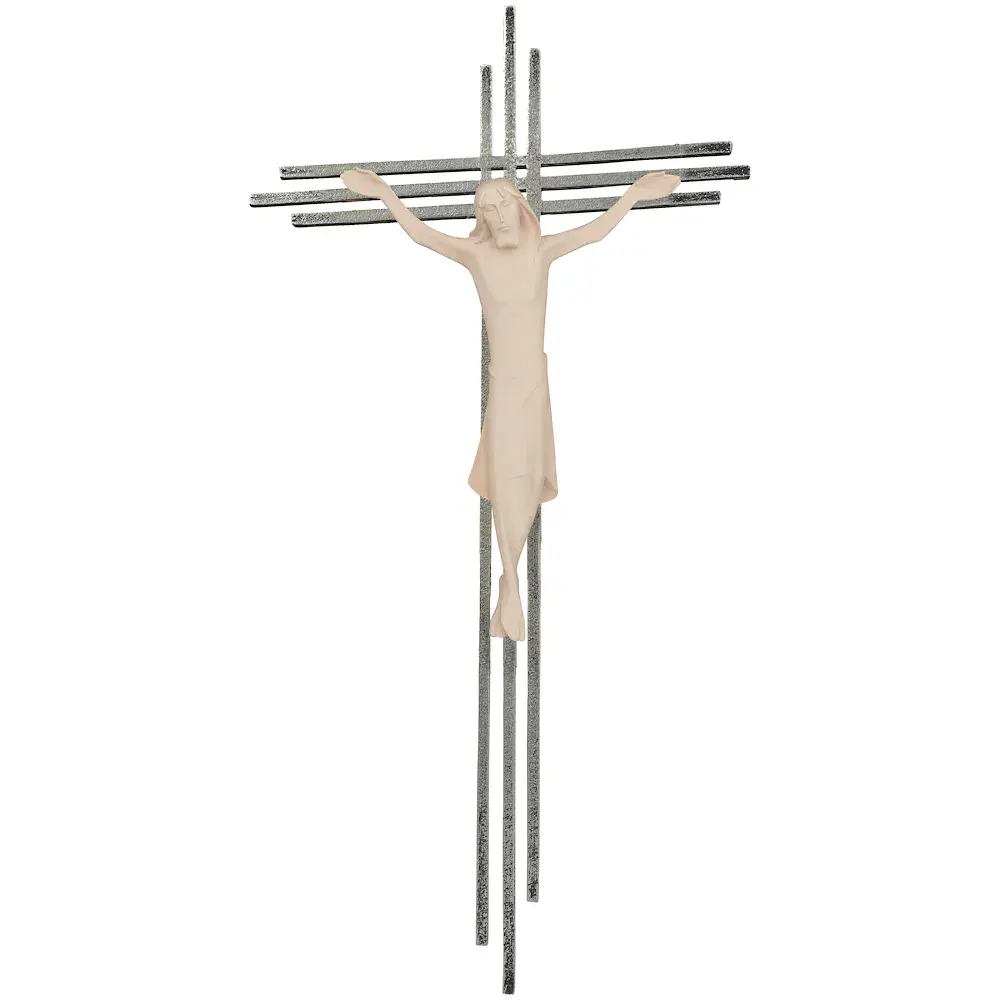 Kruzifix Raphael mit Stahlbalken 3Fach