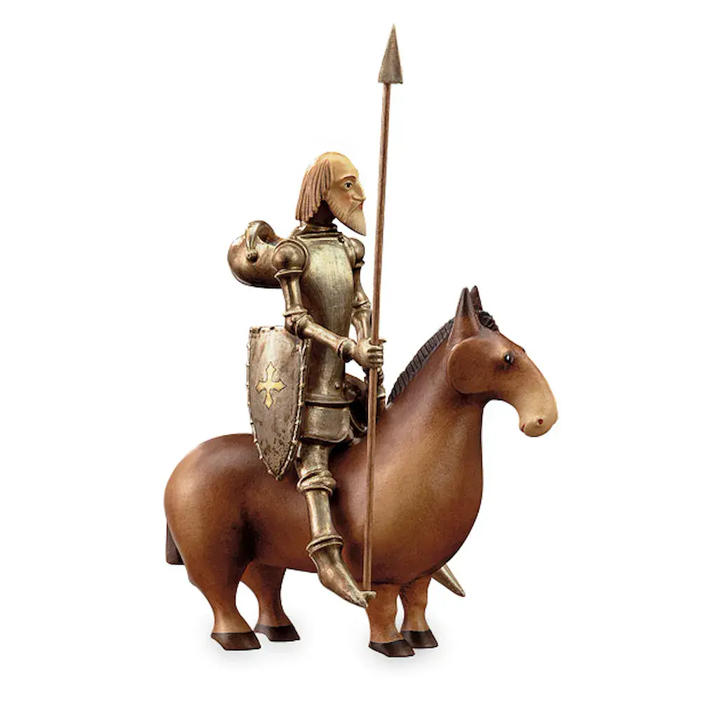 Don Quichote en el caballo (sin pedestal