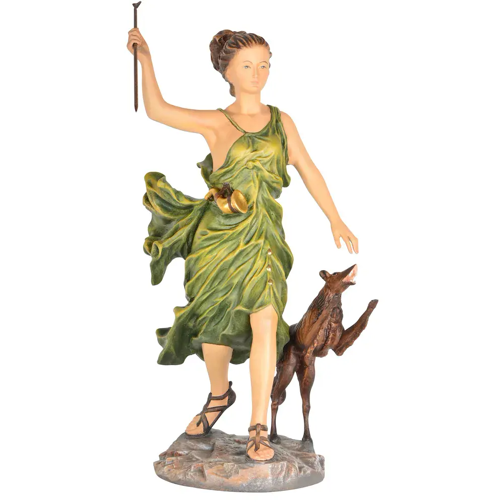 Diana with dog