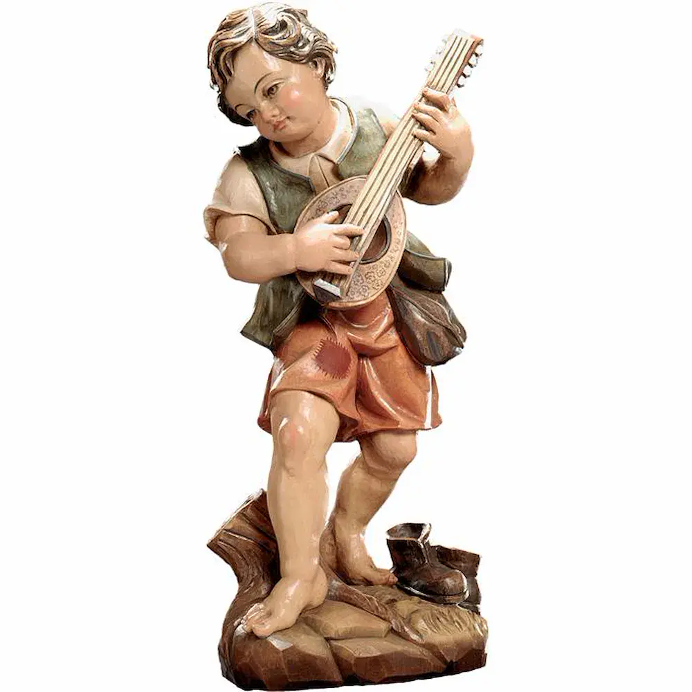 Niño con mandolina