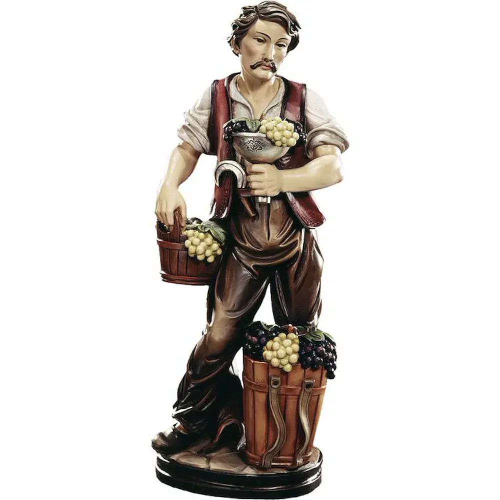 Niño con uvas