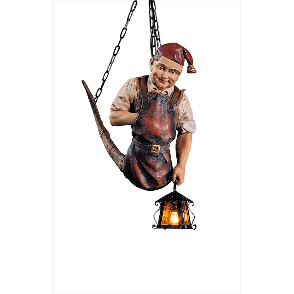 Kellermeister m. echten Ziegenhoernern