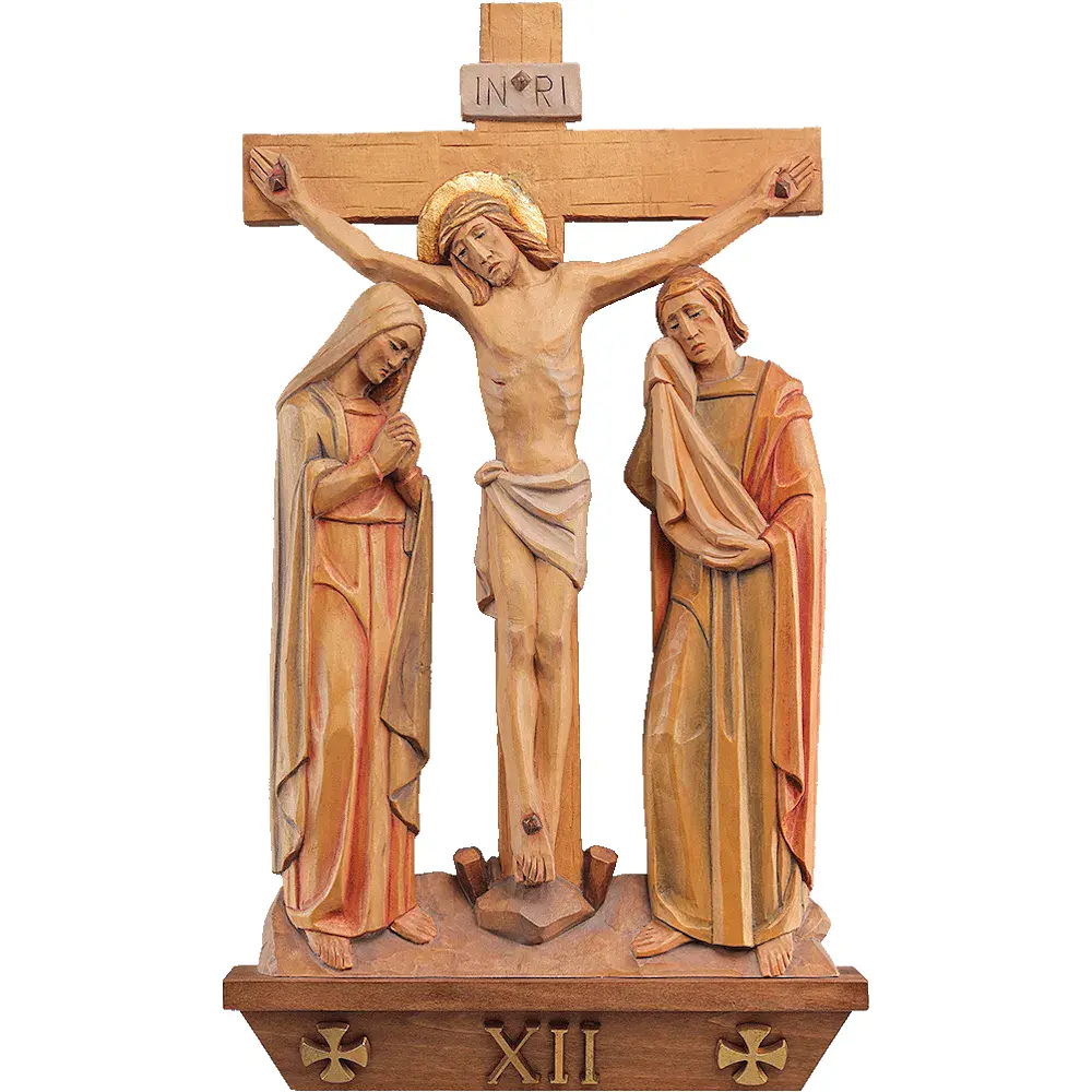 XII Jesus stirbt am Kreuz