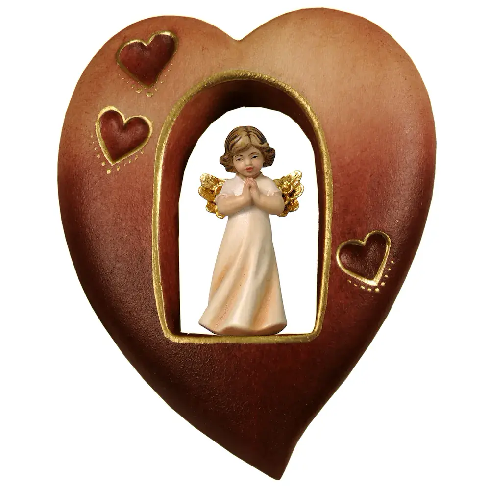 Heart with Guardian angel