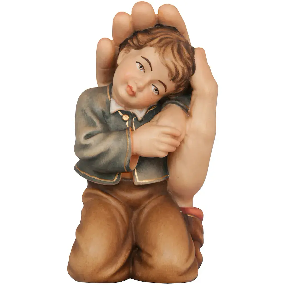 Protective hand - boy
