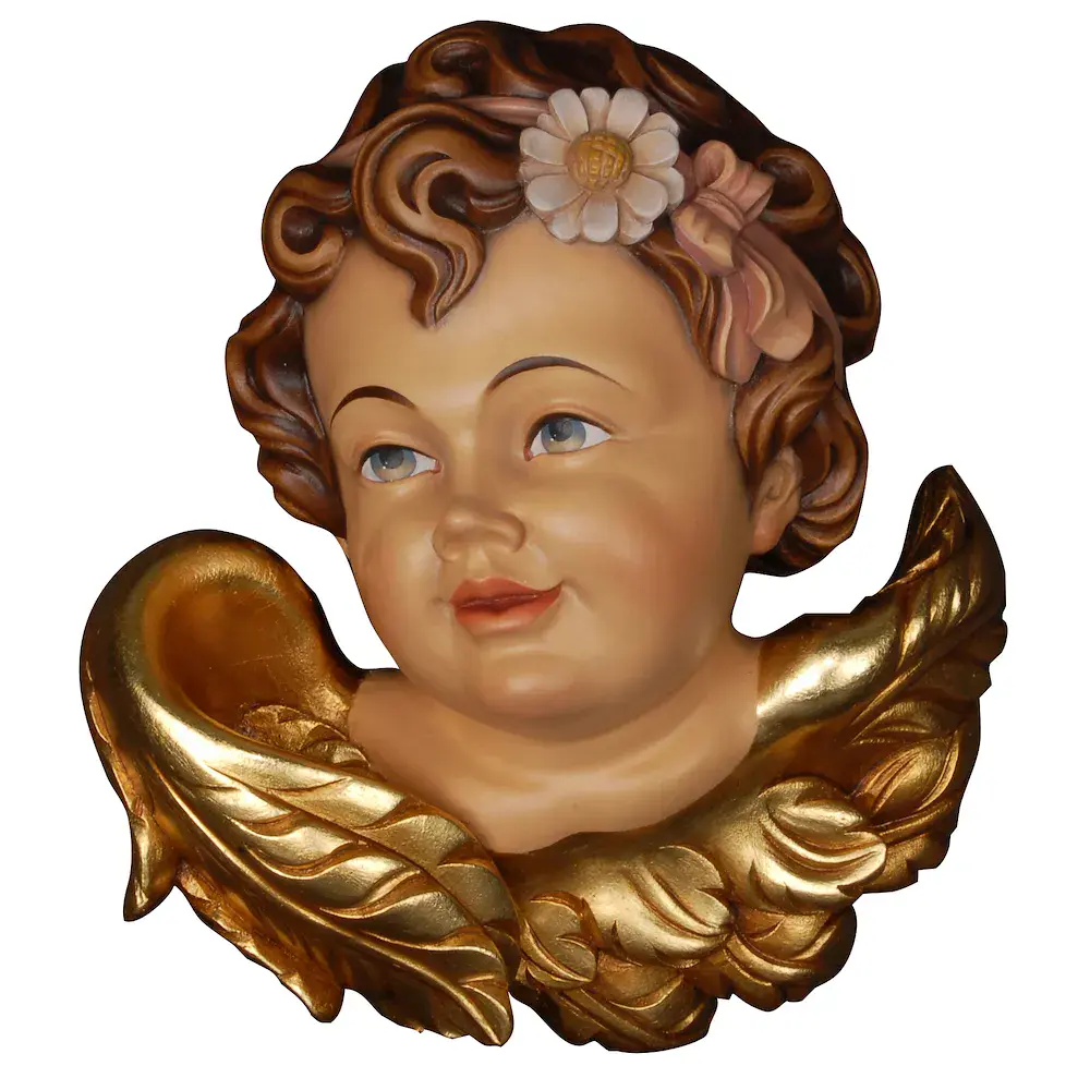 Angel head with margerita right