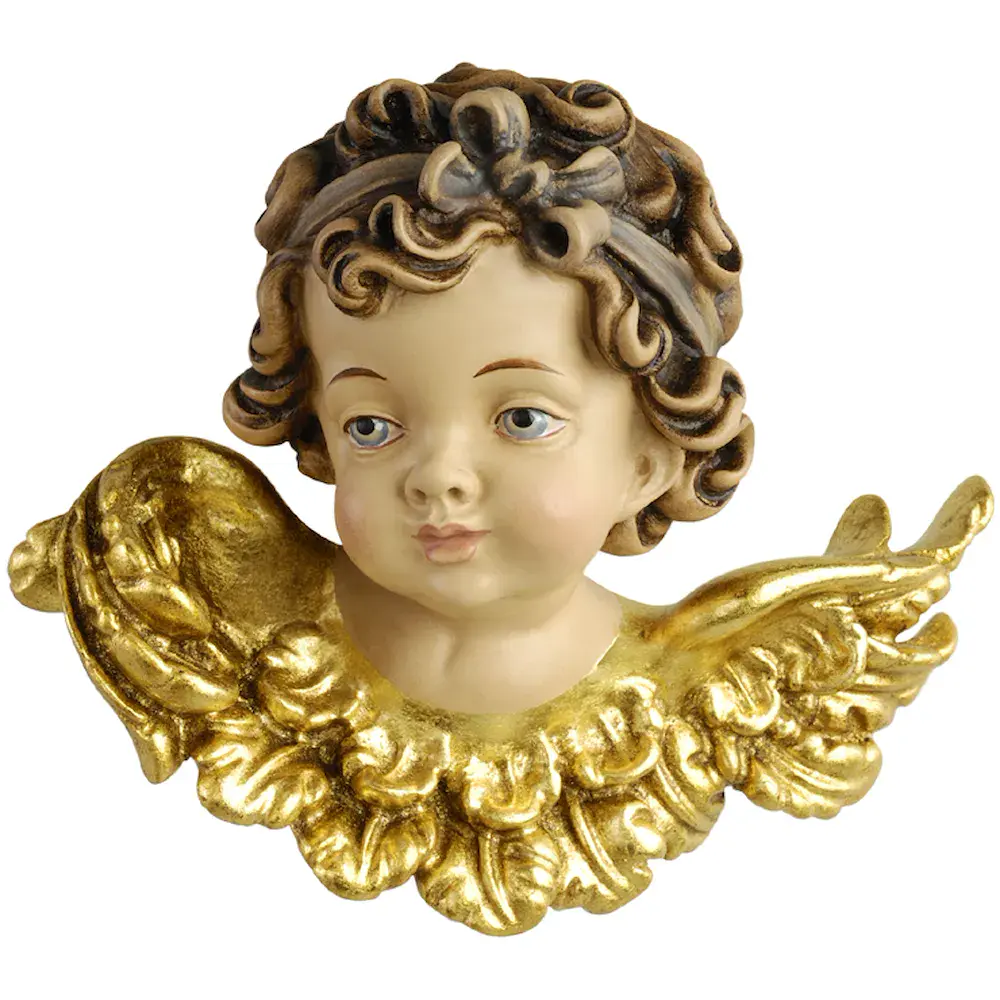 Angel  head, looking to the right