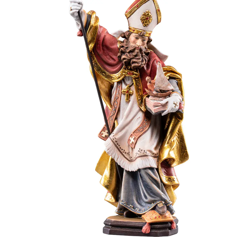 Hl. Anselm mit  Buch und Schiff
