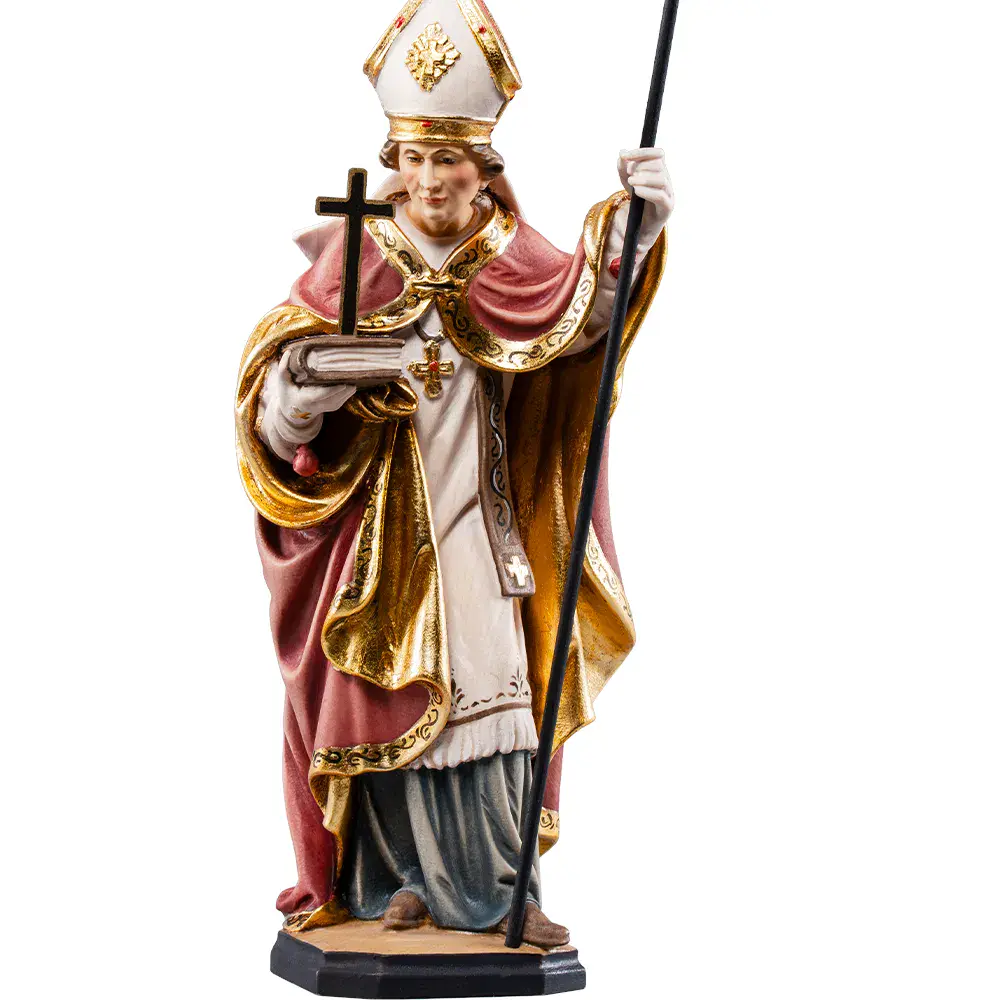 Hl. Bonaventura mit Kreuz auf Buch