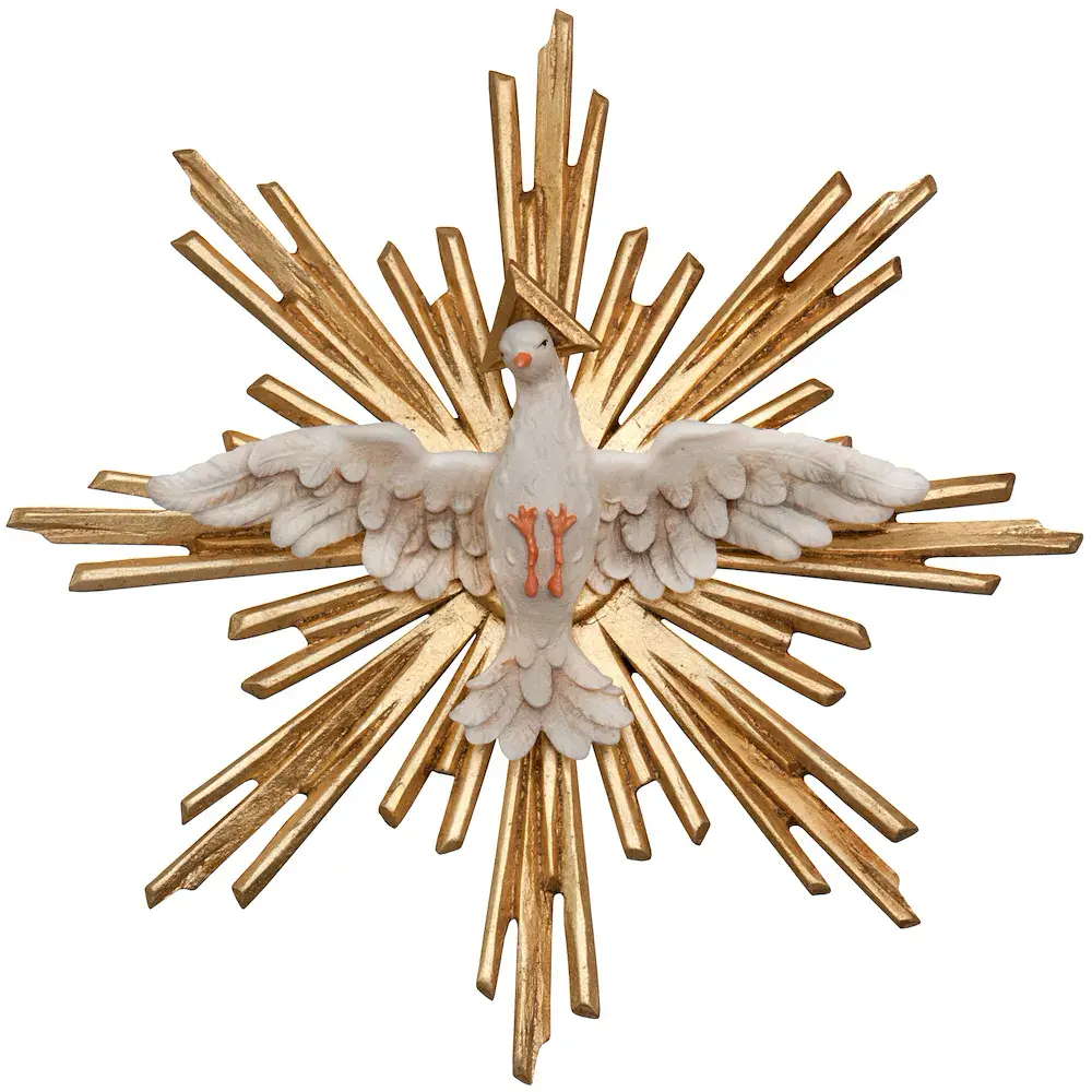 Holy Spirit with halo of rays