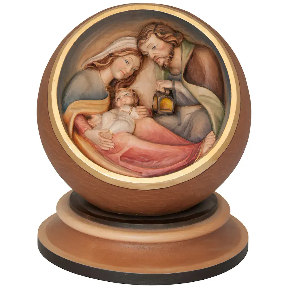 Christmas ball with Holy Family