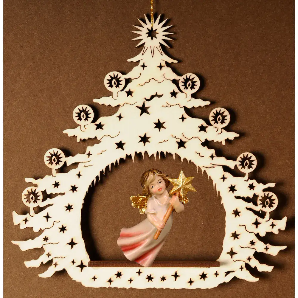Christmas Tree with flying angel