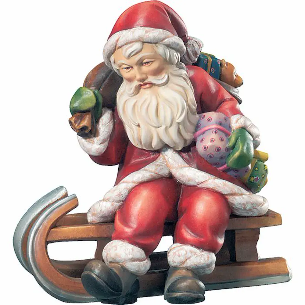 Babbo Natale con slitta