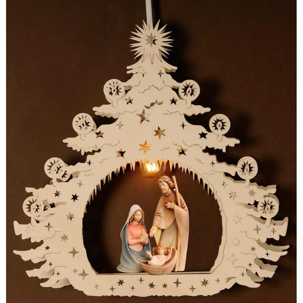 Albero di natale elettr. con familia Morgenstern