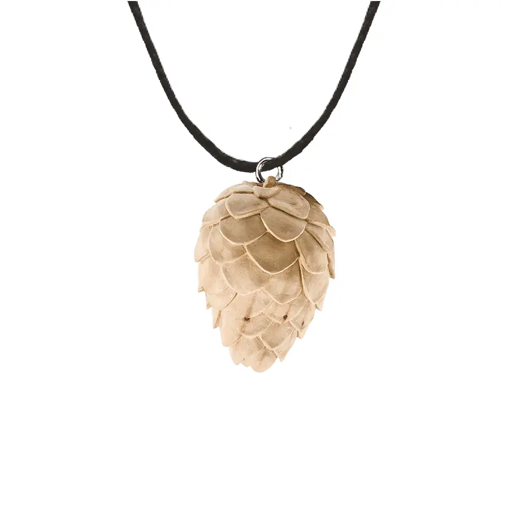 Swiss pine cone necklace