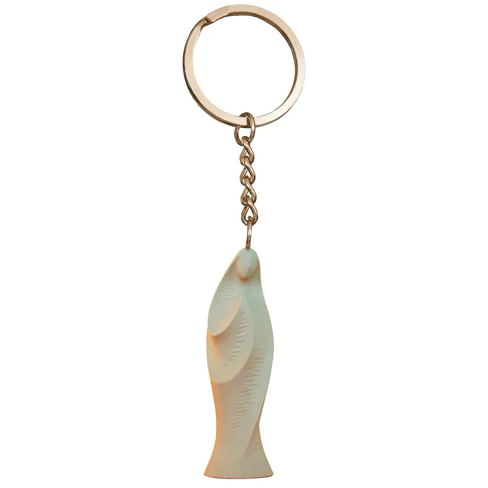 Keyring with Madonna of Meditation