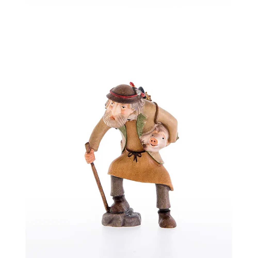 Farmer with piggy