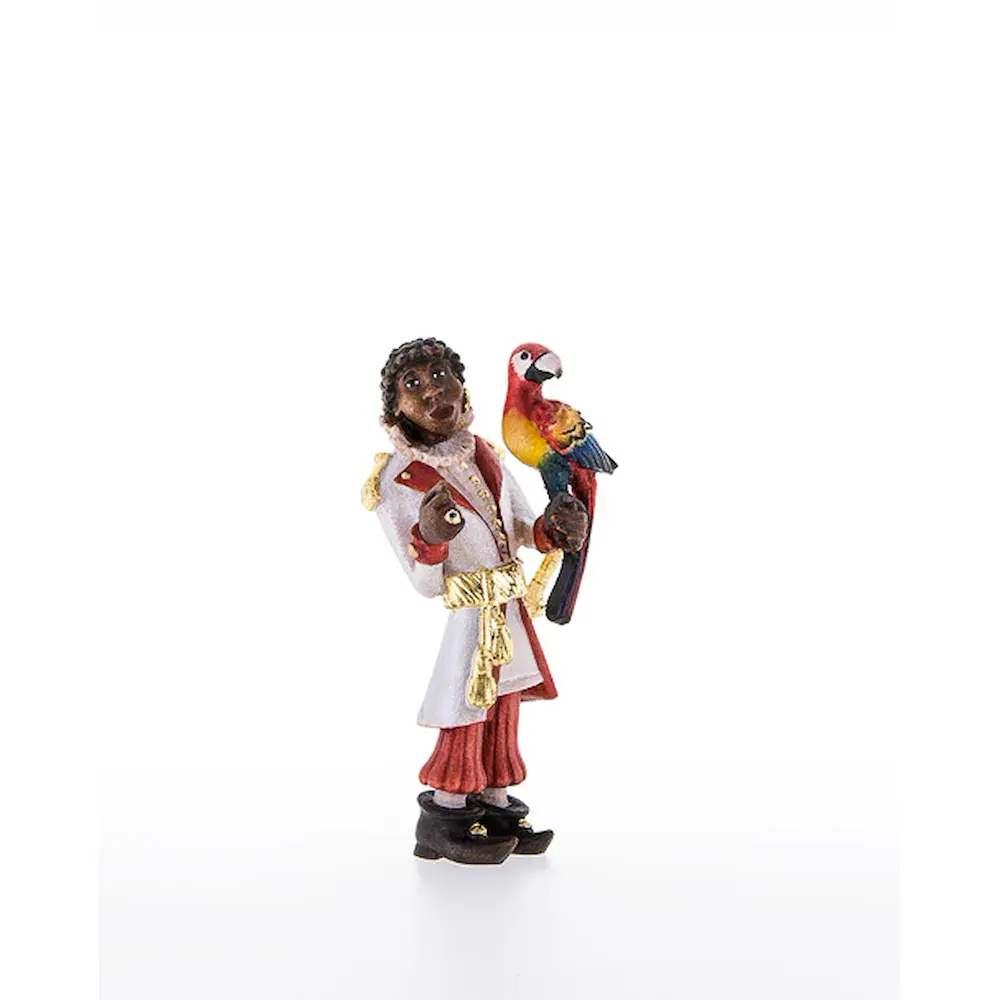 Page with parrot