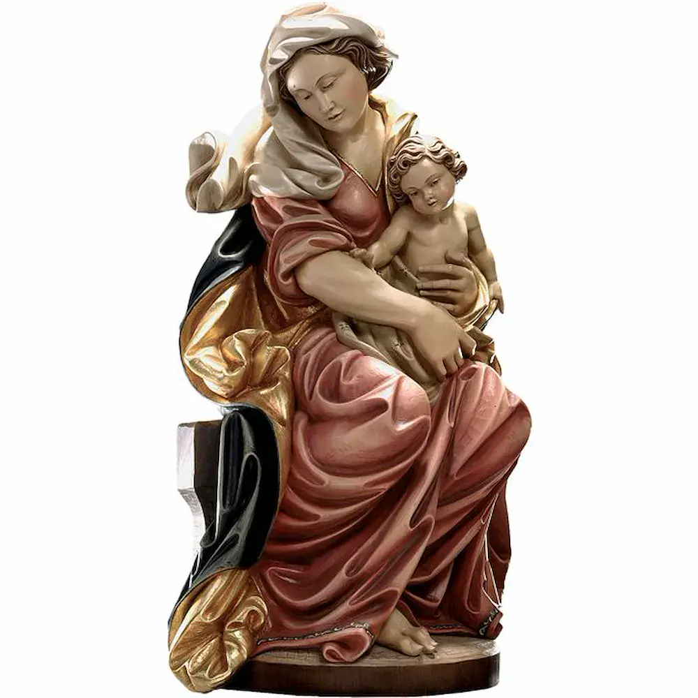 Madonna seduta barocca