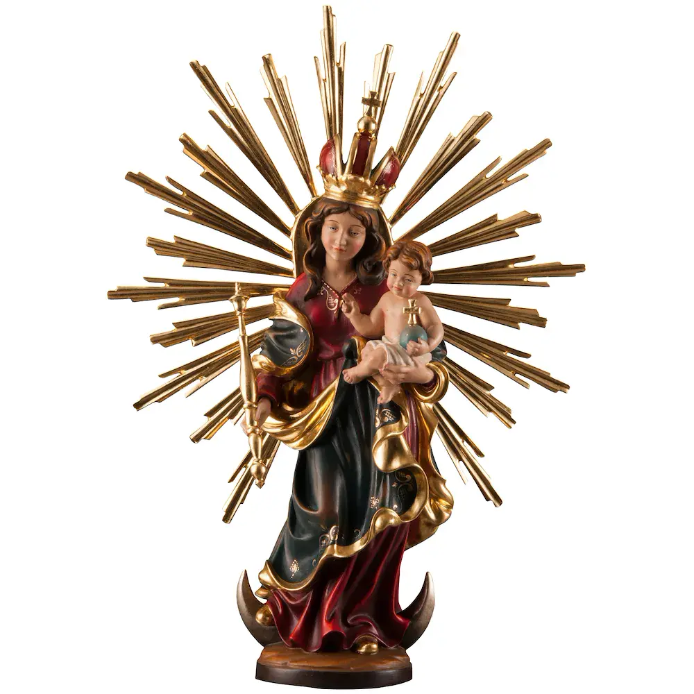 Patrona Bavaria con aureola