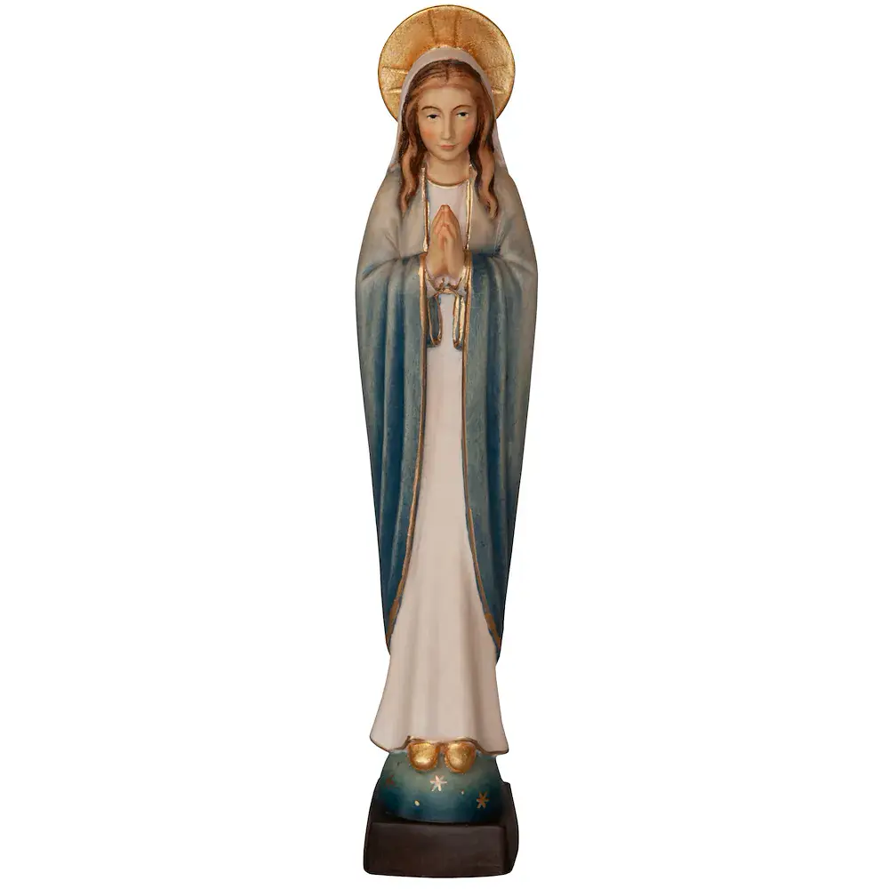 Madonna stilizzata con aureola