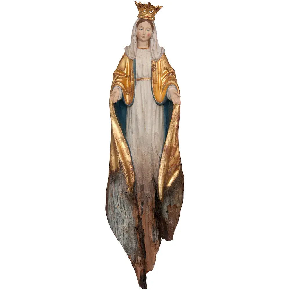 Madonna Miracolosa con corona in radice