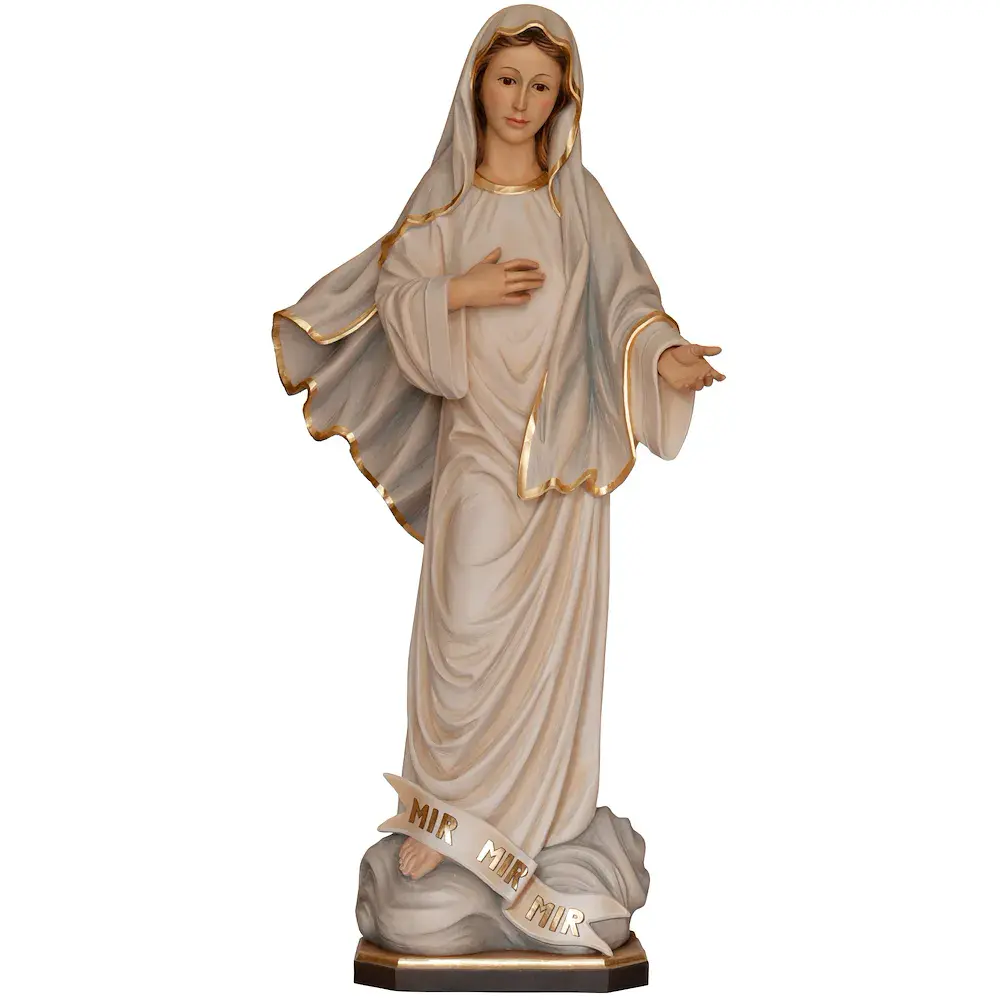 Vergine Maria di Medjugorje, legno