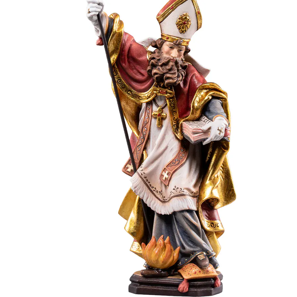 St. Polycarp of Smyrna with fire