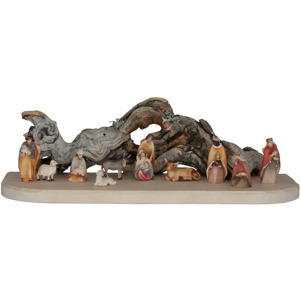 Rustik Stable with Morgenstern Nativity Miniatur