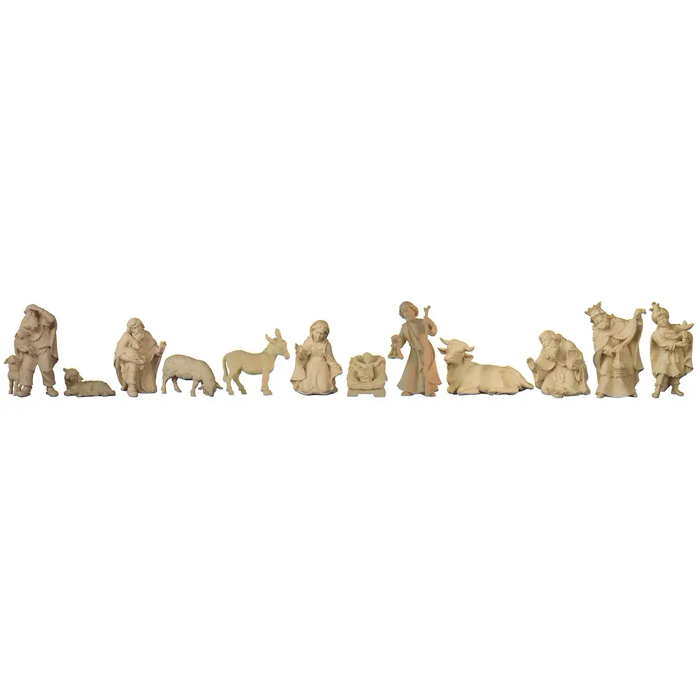 Miniature Nativity, 12 pieces
