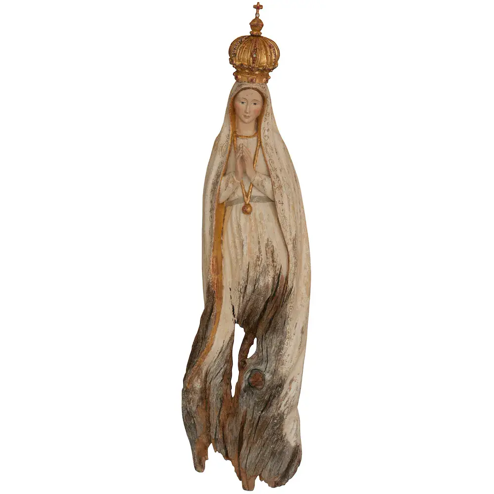 Our Lady of Fatima with crone root
