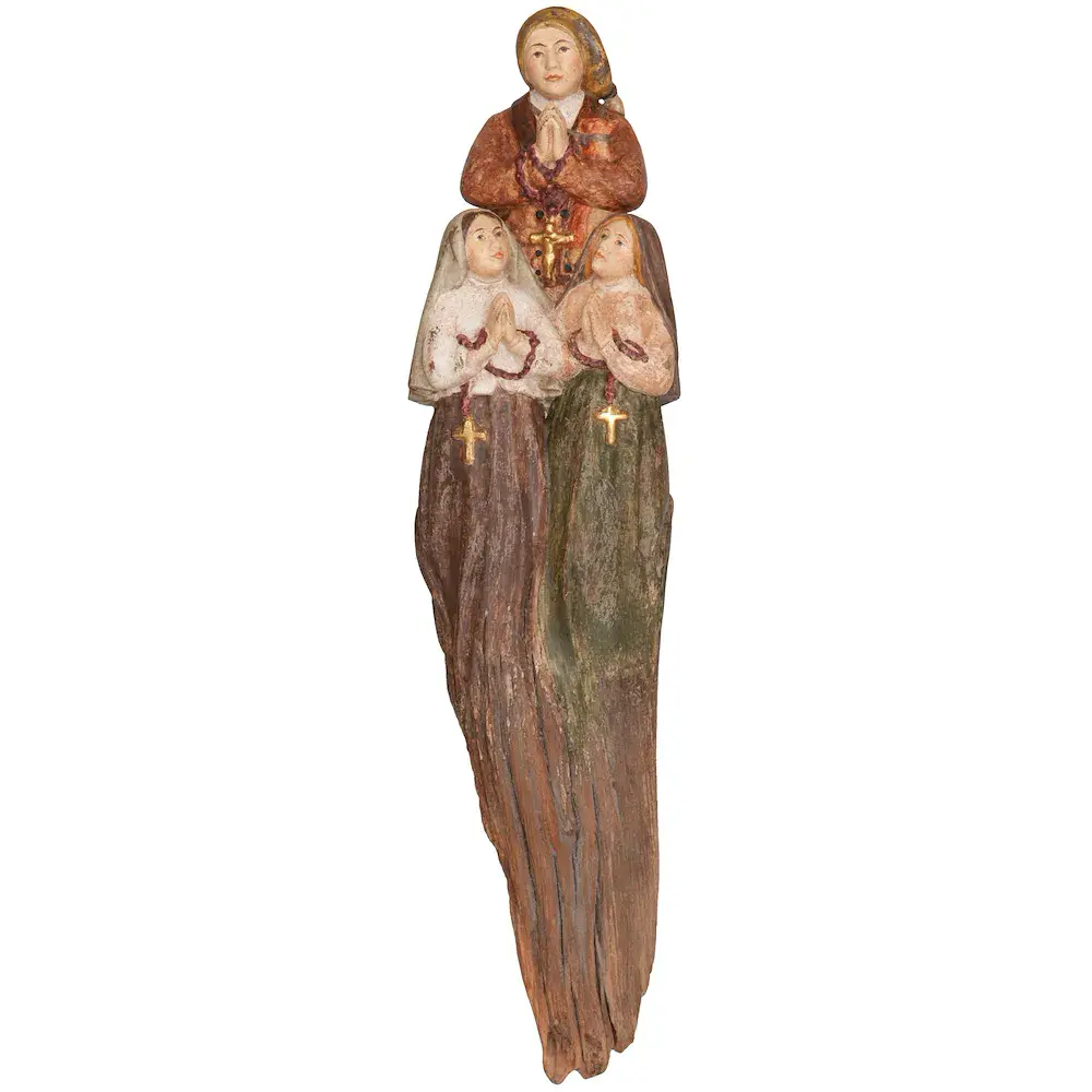 Children of Fatima root sculpture